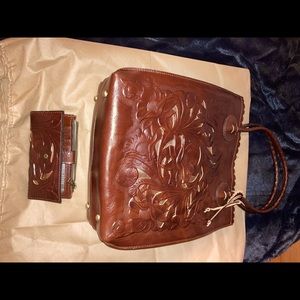 Patricia Nash tote and wallet